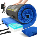 Memory Foam Camping Mattress Pad - Thick Portable Roll Up Mat Lxotvae