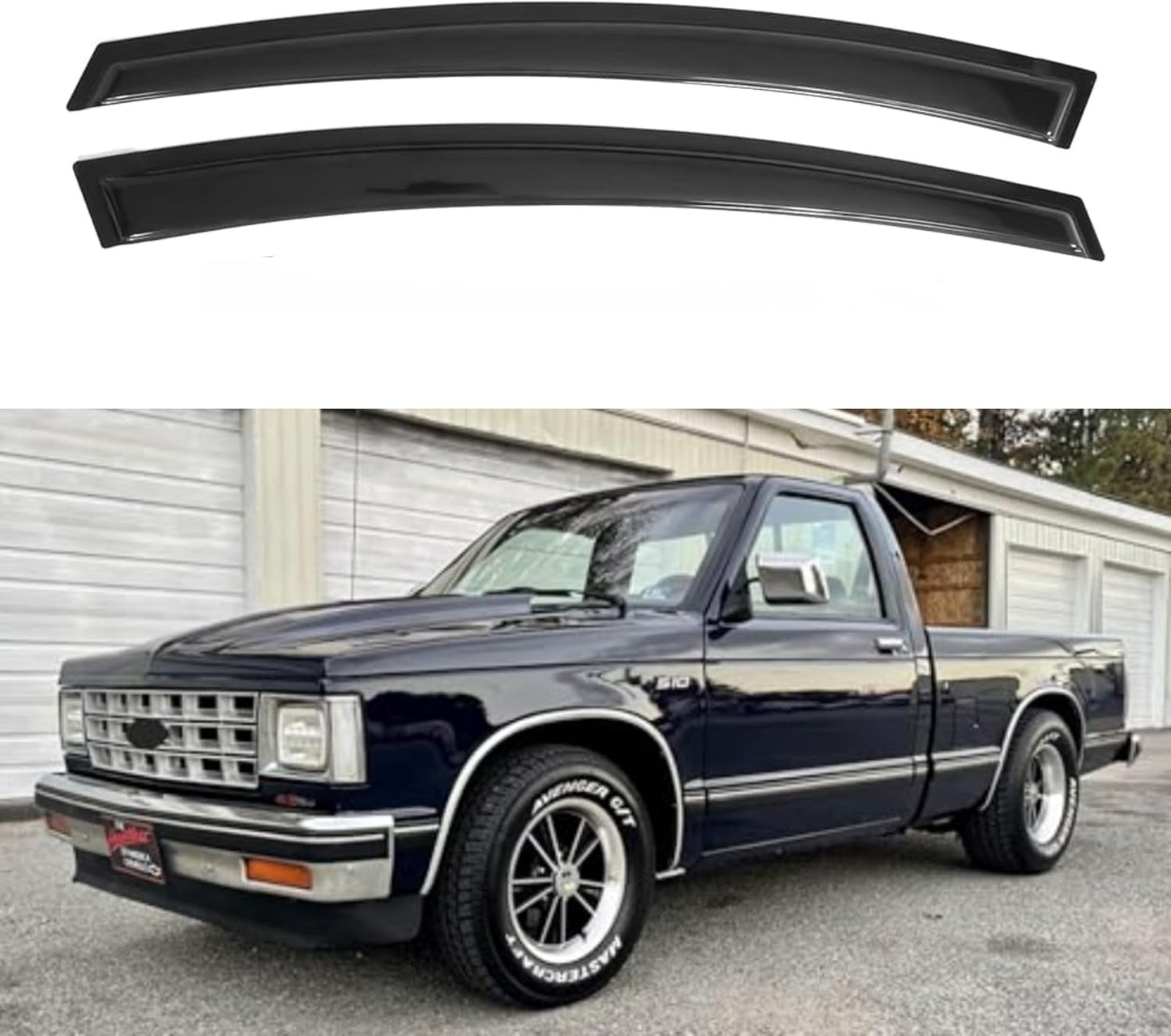 IG Window Visor Rain Guard for 1983-1994 S10 Blazer & More