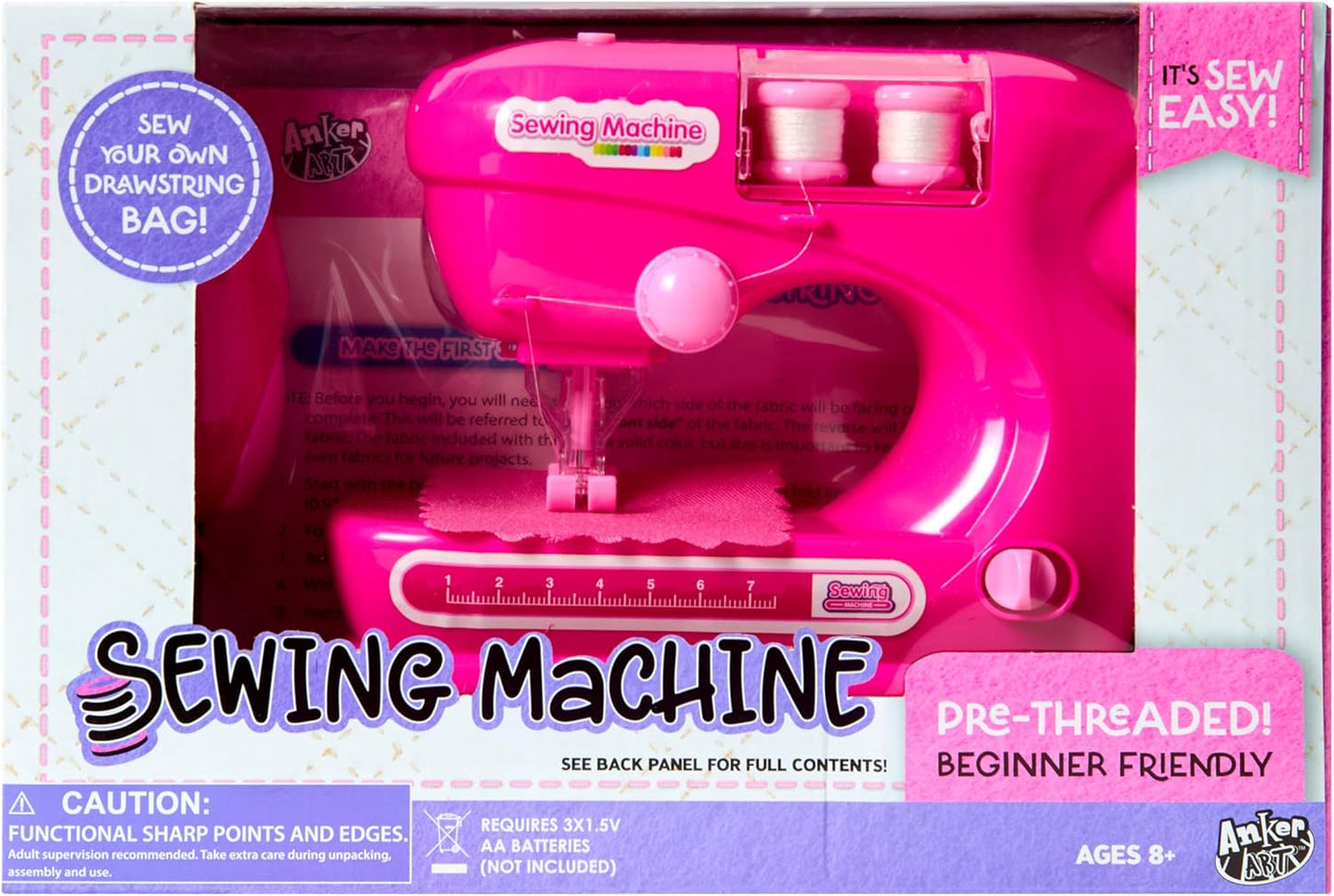 ANKER Play Kids Sewing Machine Set - Learn and Create!