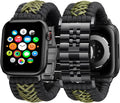 BINLUN Braided Paracord Apple Watch Band 49mm-38mm for Men Women