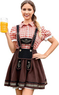 Bavarian Oktoberfest Costume for Women - Classic Dirndl Dress