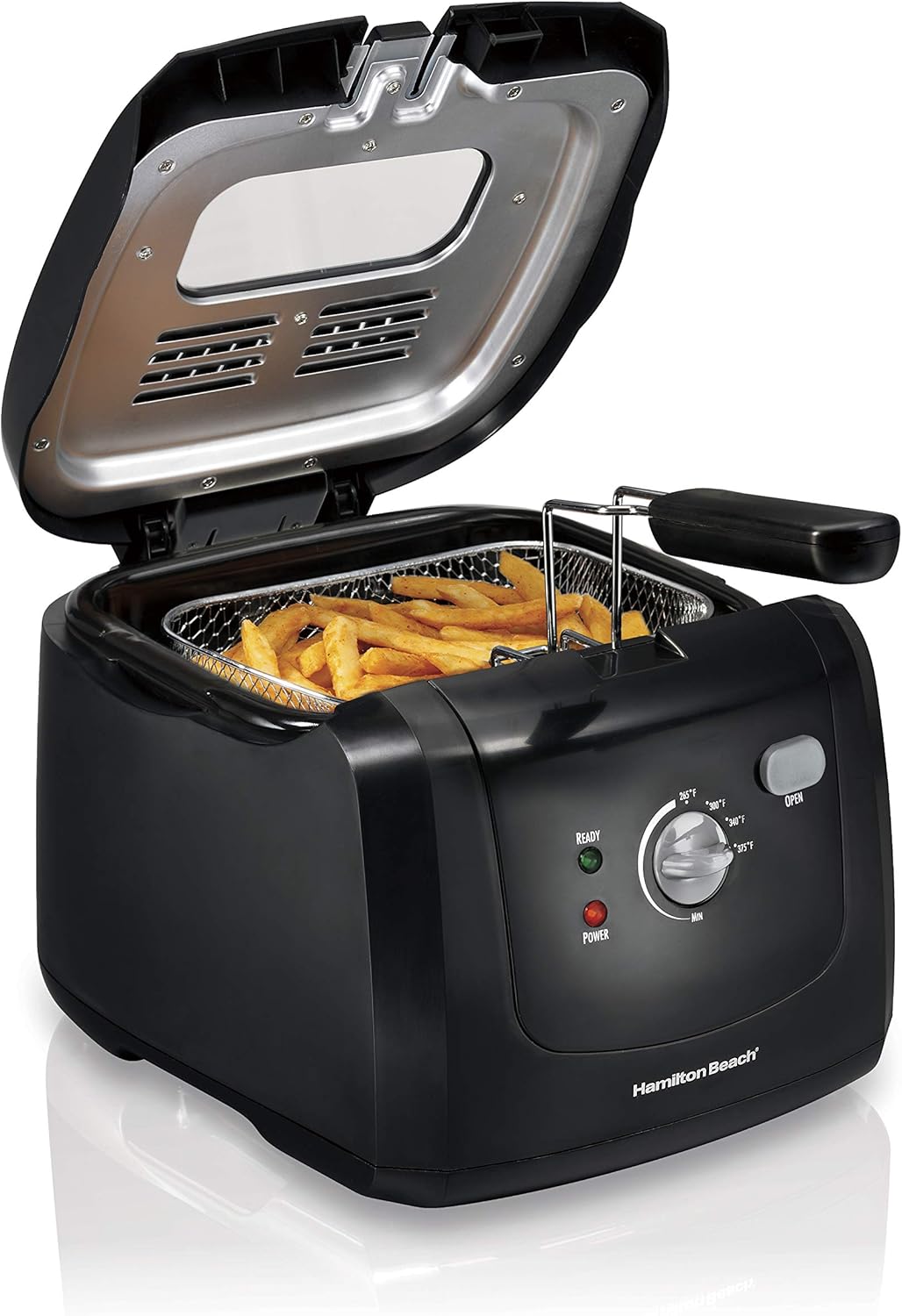 Hamilton Beach Cool Touch Electric Deep Fryer for Fast Cooking