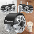 2.5ft Office Chair Wheels Set of 5 - Smooth, Quiet Casters