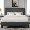 Novilla Queen Size Bed Frame with Adjustable Headboard for Comfort