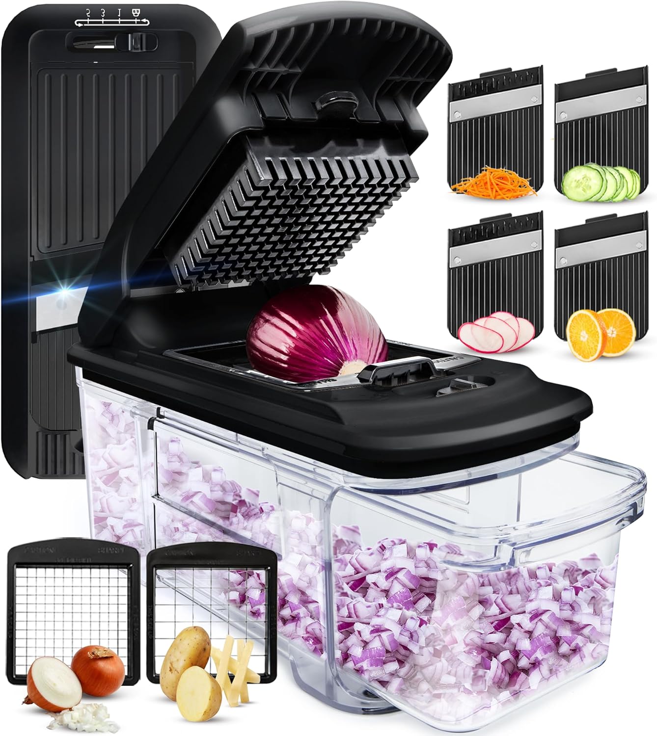 Fullstar Mandoline Slicer - Versatile Kitchen Gadget for Chopping