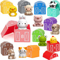 Learning Toys for 1,2,3 Year Old Toddlers - Farm Animals Counting Set