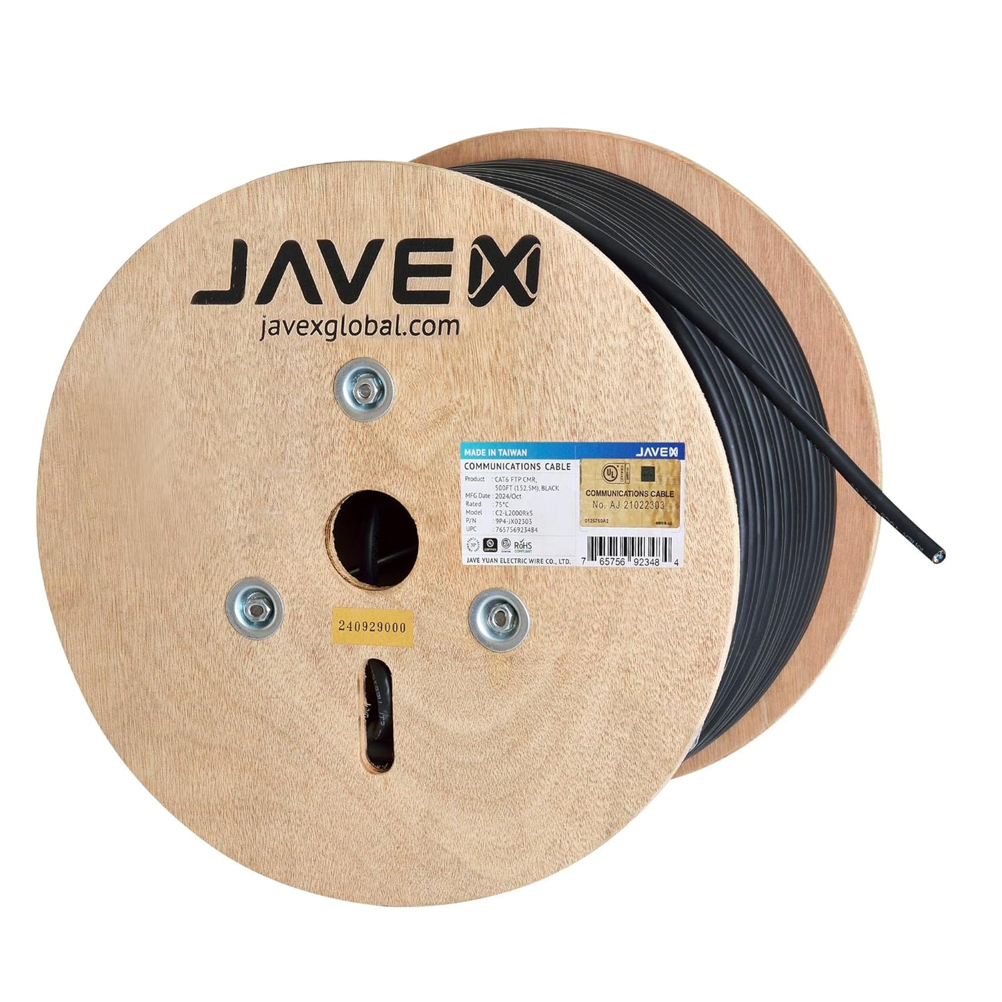 JAVEX 23AWG CAT6A Ethernet Cable for High-Speed Networking