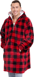 trekki Oversized Hoodie Blanket Sweatshirt - Thick Sherpa Comfort
