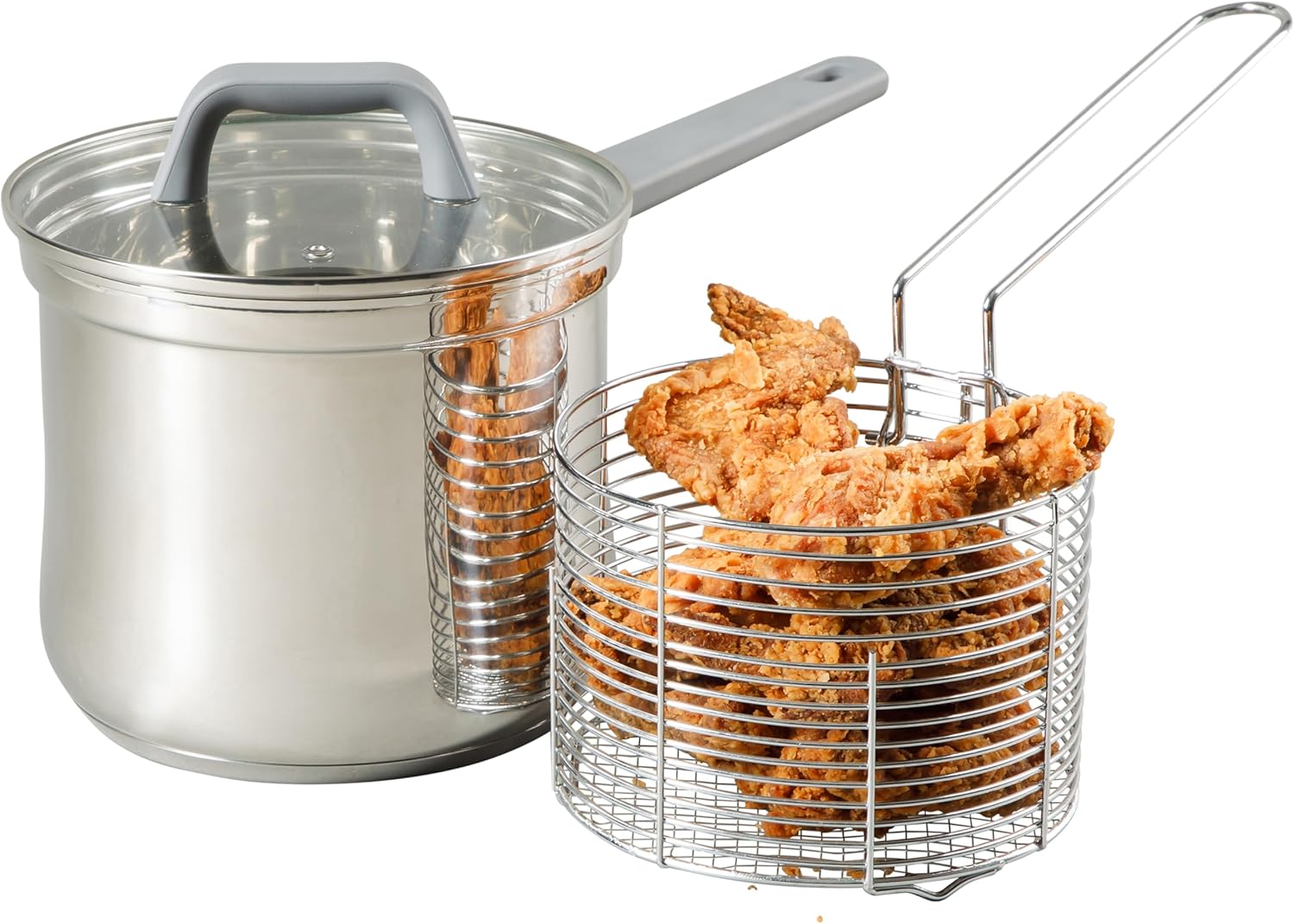 Oster Beauford 3.65-Quart Stainless Steel Deep Fryer Pot