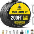 Pressure Washer Drain Jetter Sewer Jetter Kit 103ft Hose - Clears