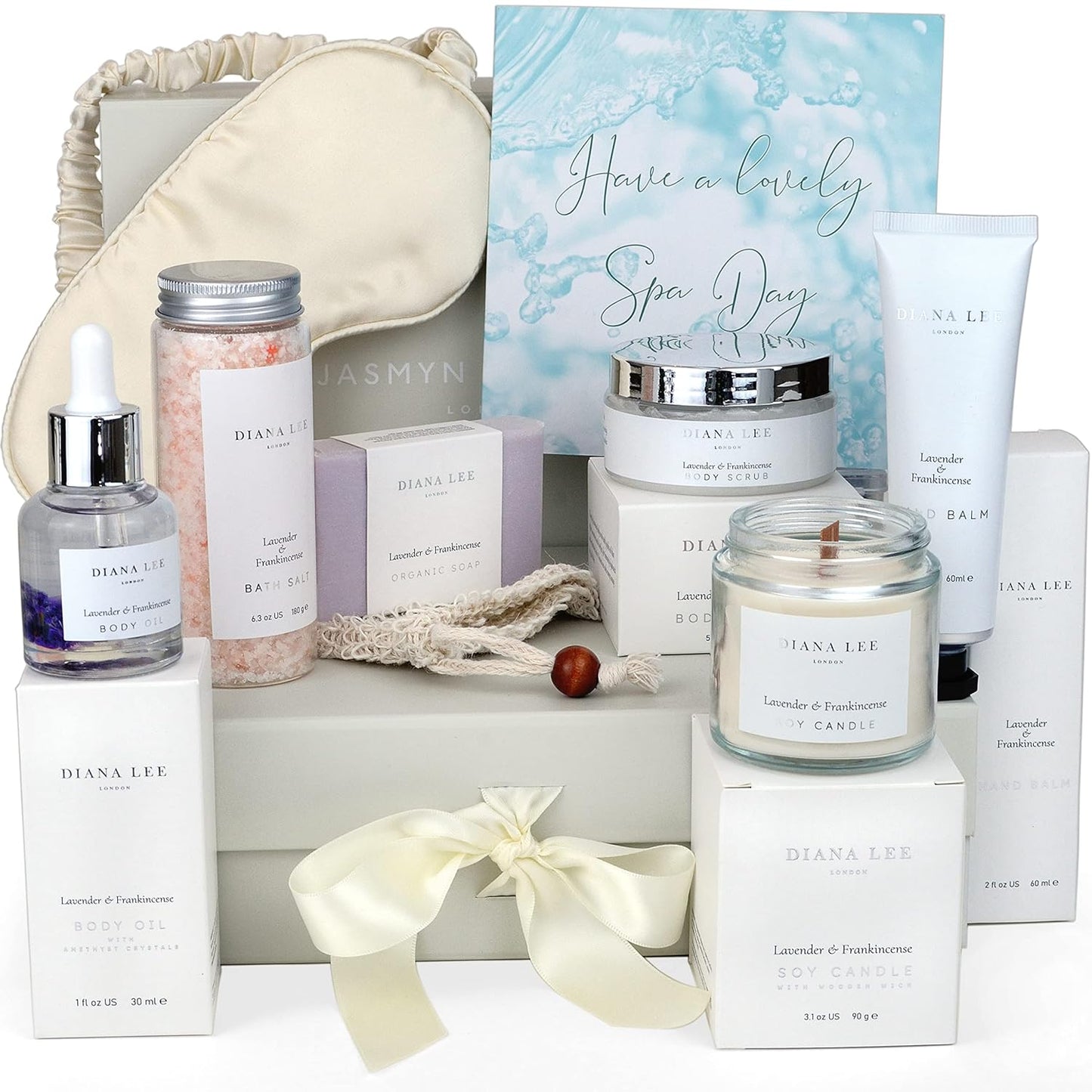 Luxury Spa Gift Basket for Women with Lavender Relaxation Kit