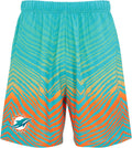 Zubaz NFL Men's 7ft Inseam Shorts - Bold Team Color Style