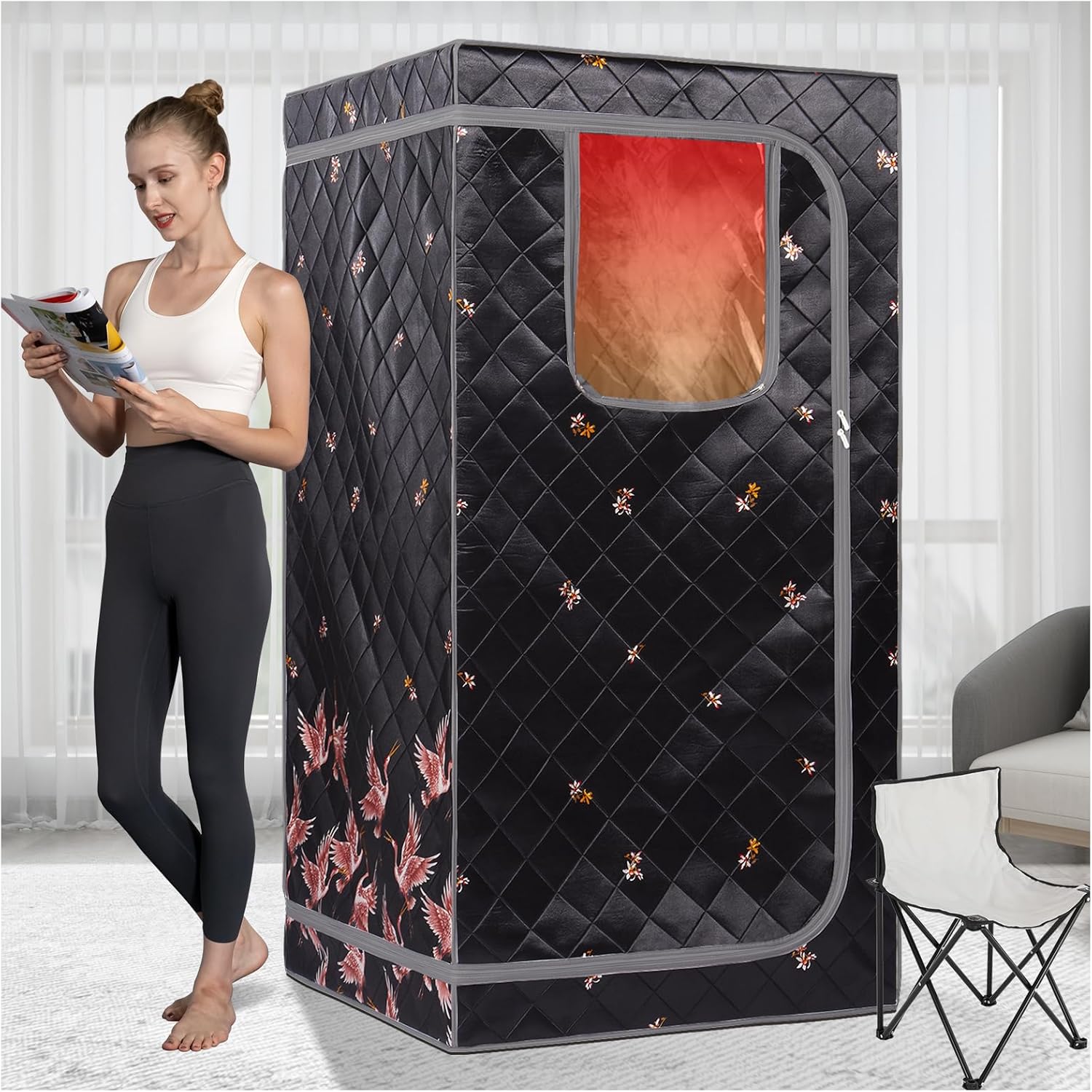 Smartmak Portable Far Infrared Sauna: Home Spa Bliss