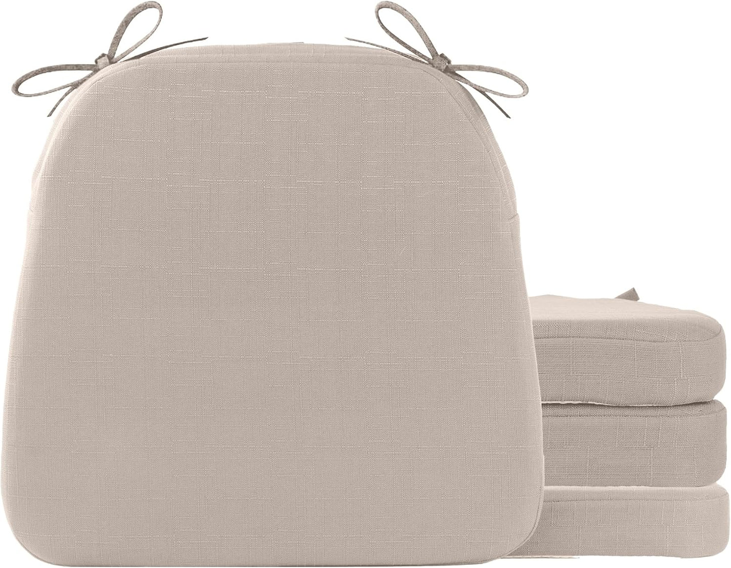 Battilo Chair Cushions for Dining Chairs with Ties, Set of 4