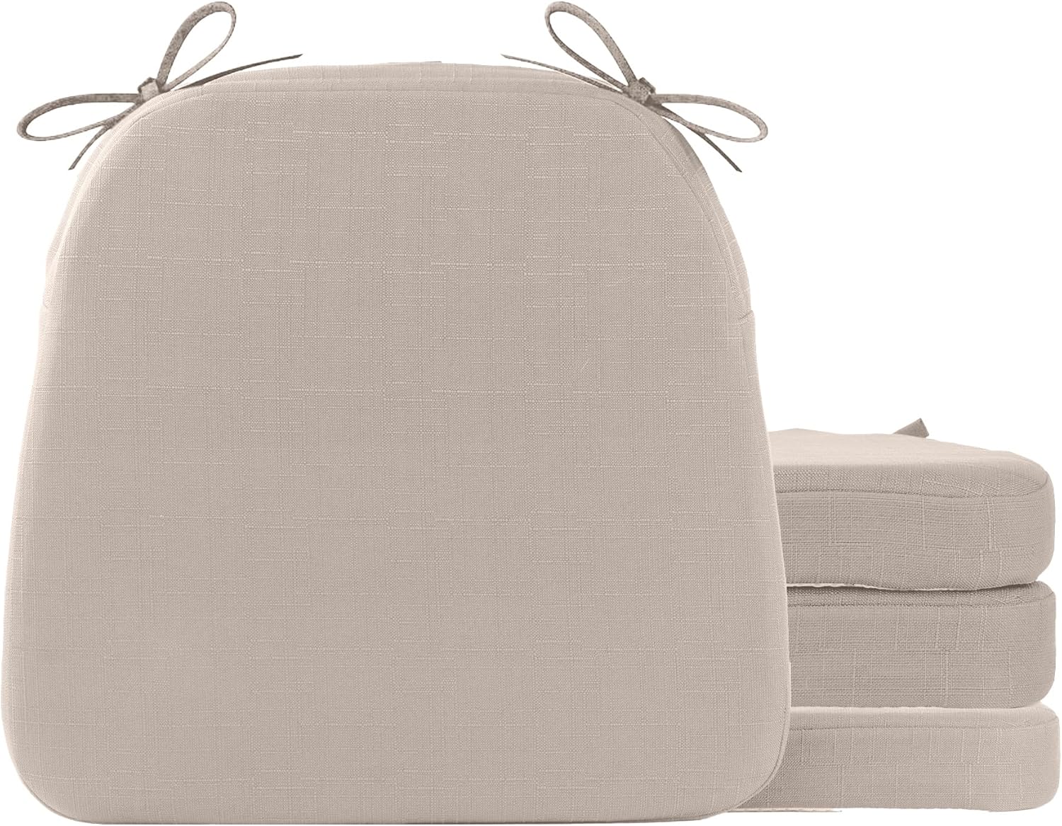 Battilo Chair Cushions for Dining Chairs with Ties, Set of 4