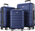 Expandable Luggage Set with TSA Lock and Dual Wheels for Travelers