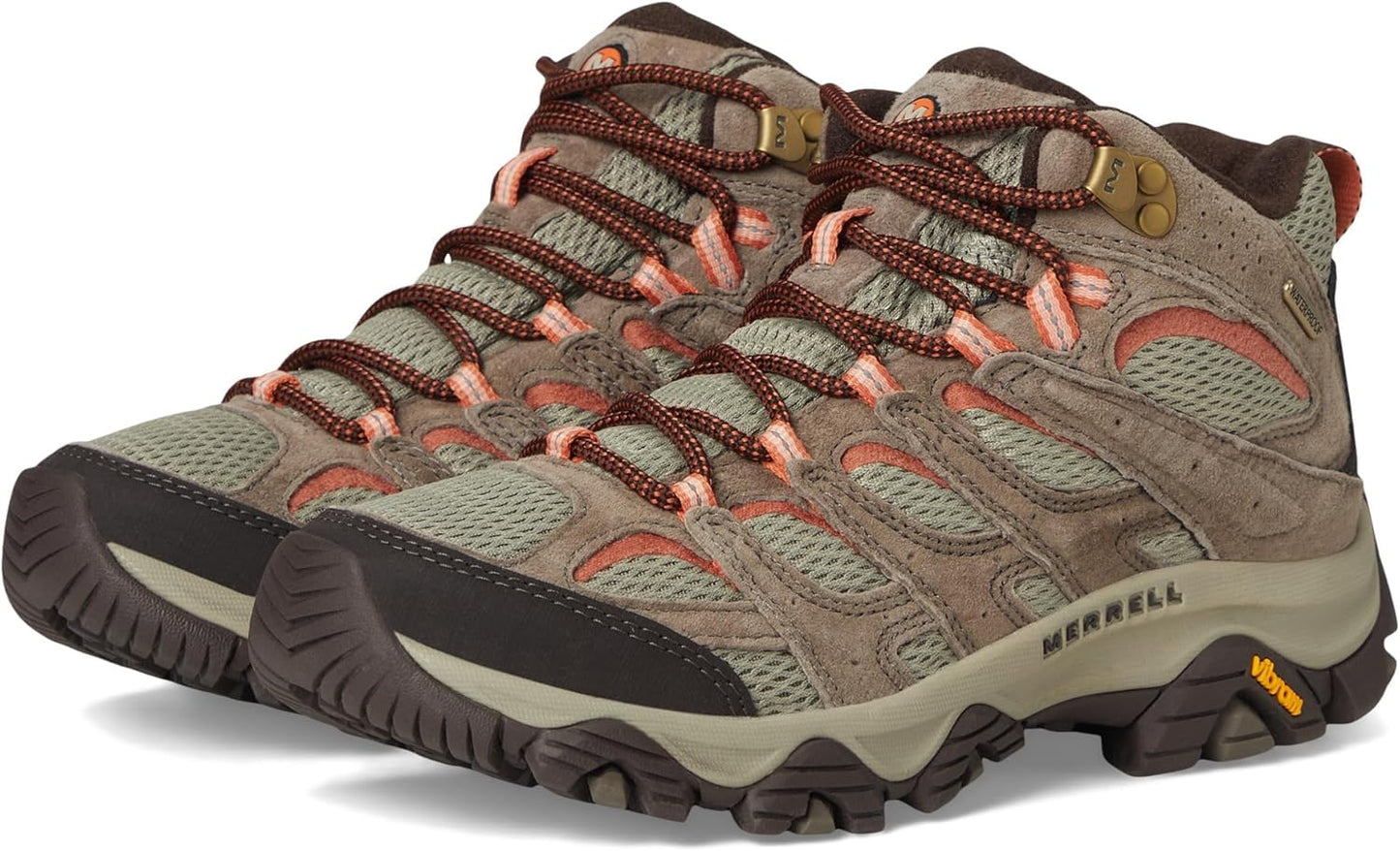 Merrell Women's Moab 3 Mid Waterproof Hiking Boots for Comfort