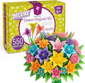 Pinwheel Crafts Origami Papers Kit - Multicolor Flower Kit for Kids