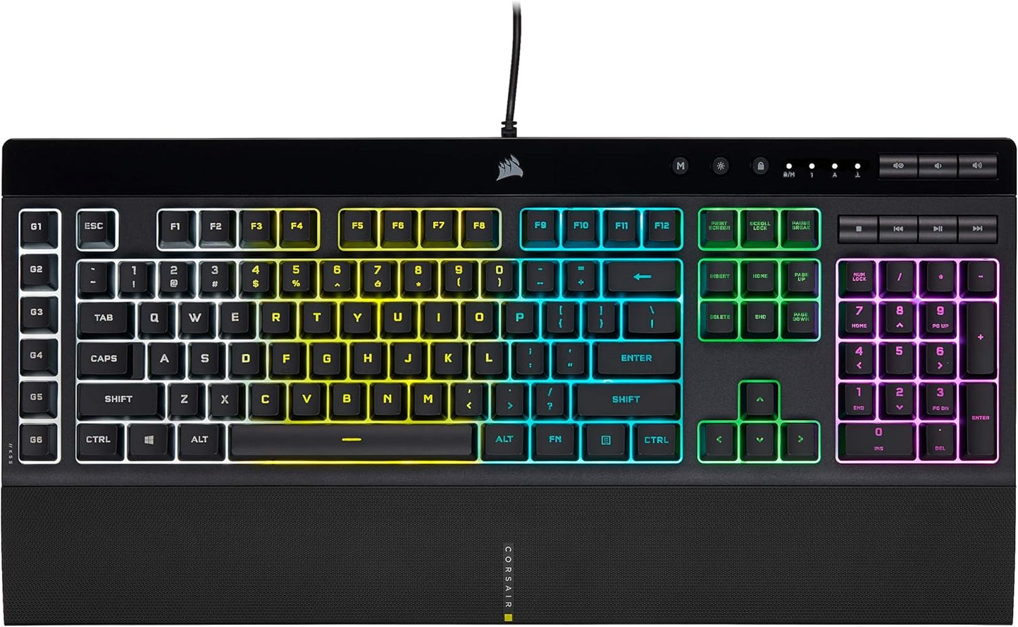 Renewed Corsair K55 RGB PRO Gaming Keyboard