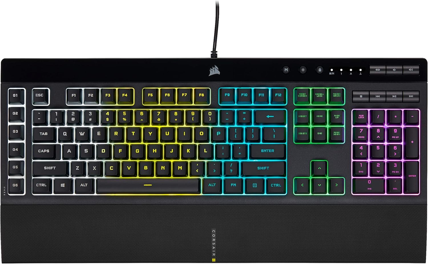 Renewed Corsair K55 RGB PRO Gaming Keyboard