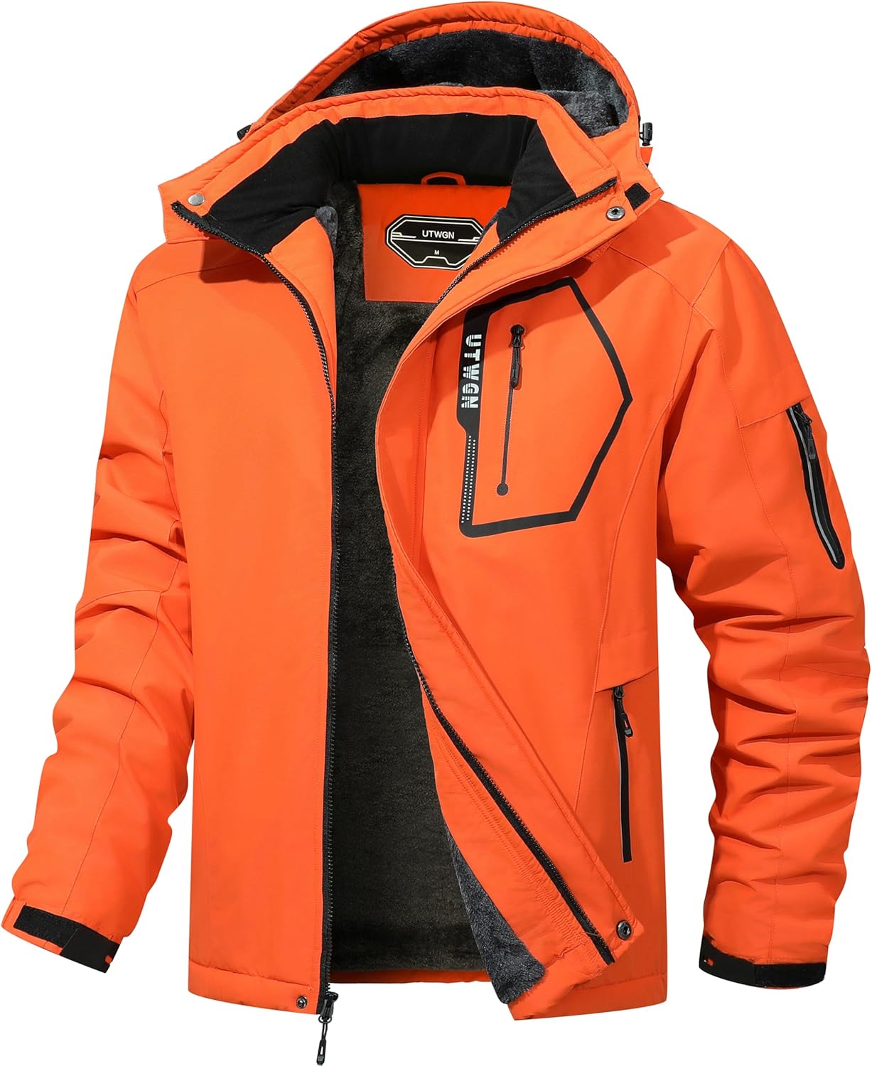 Men's Ski Jacket Winter Warm Waterproof Windbreaker for Snow