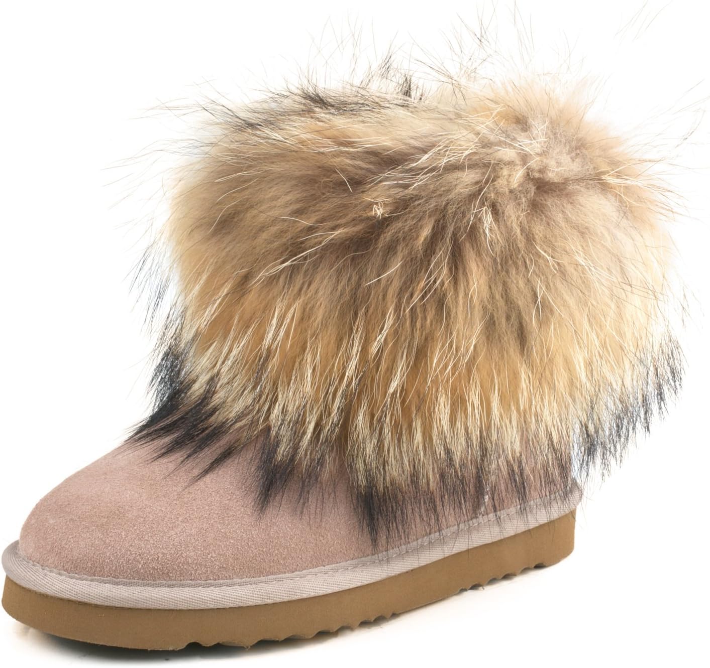 AUSLAND Genuine Suede Waterproof Boots for Women - Warm & Cozy