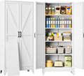 75 in Tall Pantry Cabinet - Extra Large Farmhouse Storage