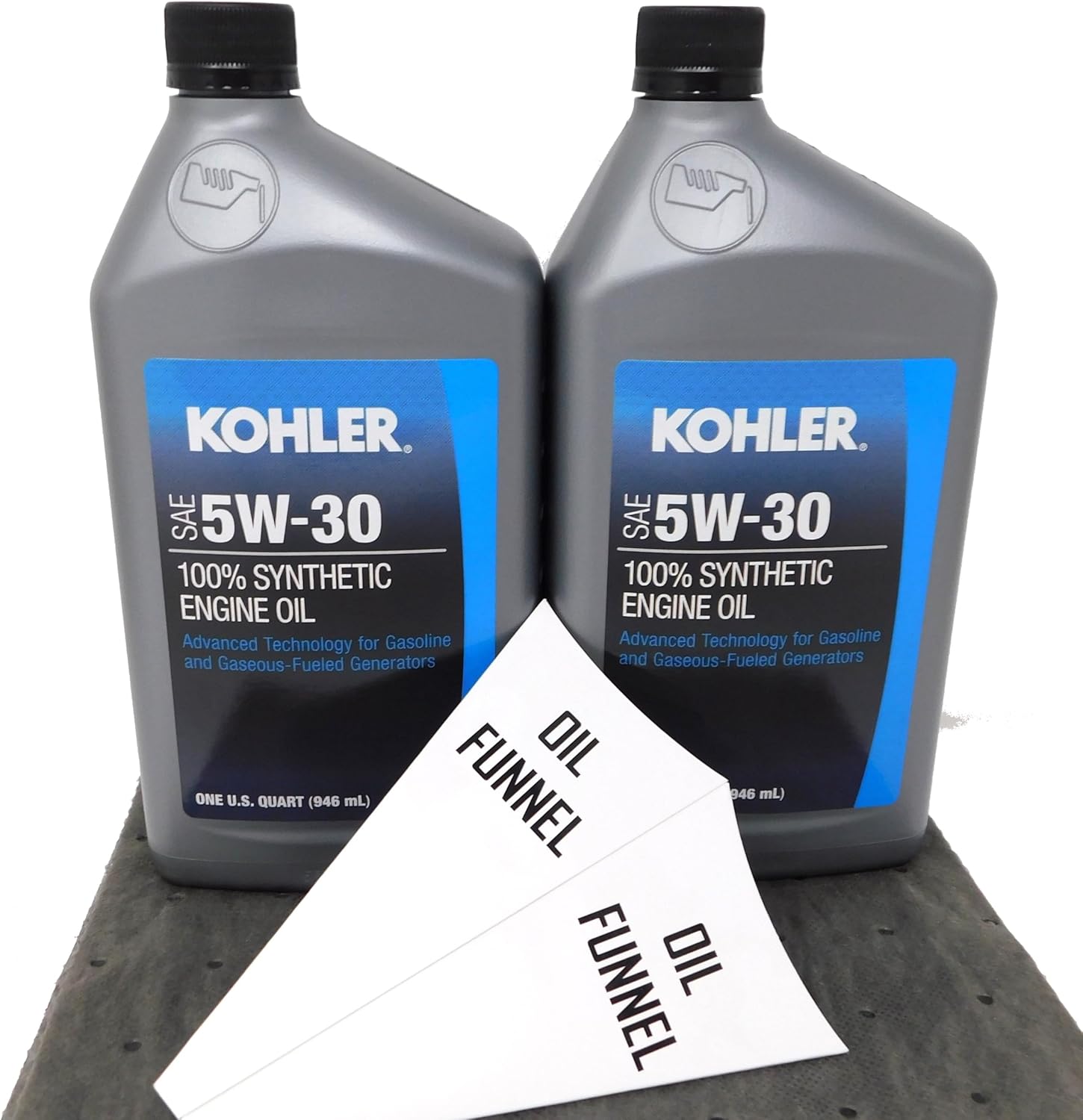 Kohler Full Synthetic Motor Oil 5W-30 for Generators 2-Pack