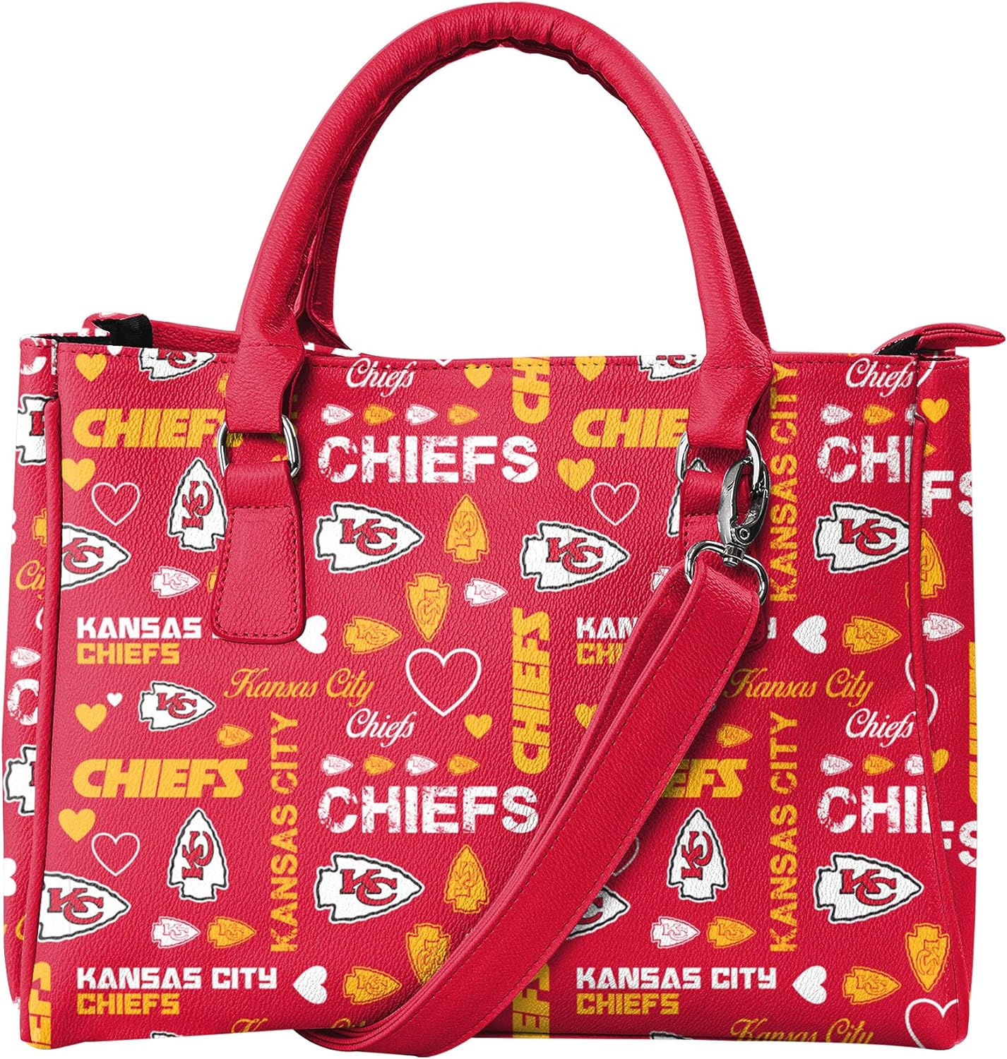 Foco Womens NFL Team Logo Love Bag Collection for Fans