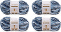 Crafted By Catherine Super Bulky Blanket Yarn - Baby Blue Multi