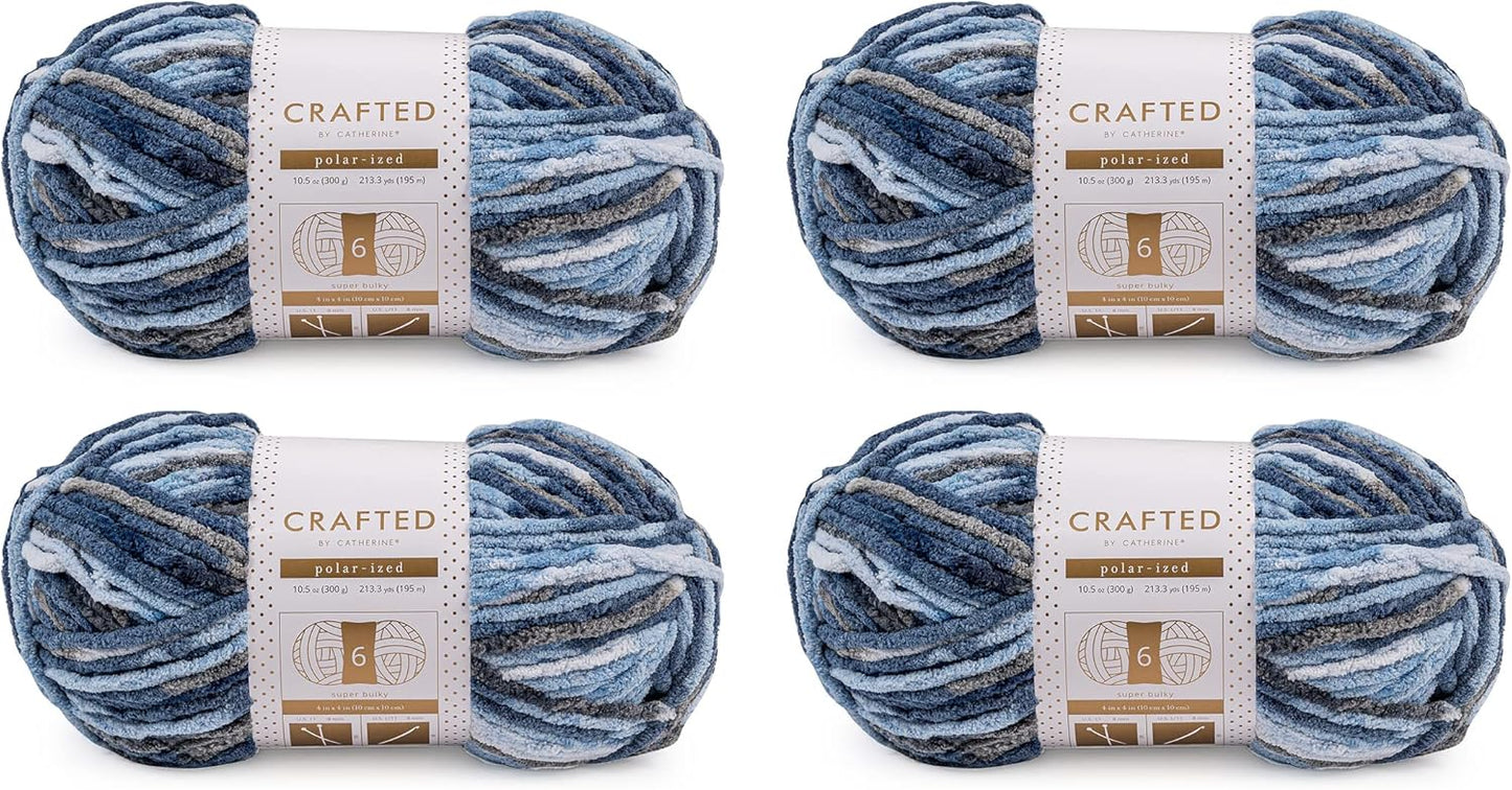 Crafted By Catherine Blanket Yarn - Ultra Soft Multi Yarn Pack