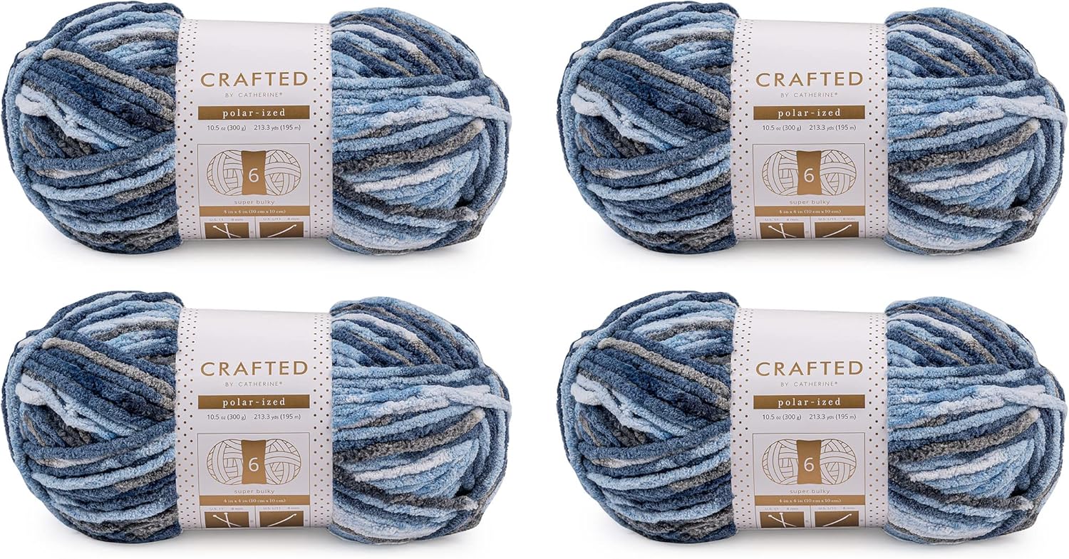 Crafted By Catherine Blanket Yarn - Ultra Soft Multi Yarn Pack