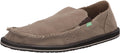 Sanuk Mens Sidewalk Surfer Slip-On Loafers - Lightweight Comfort