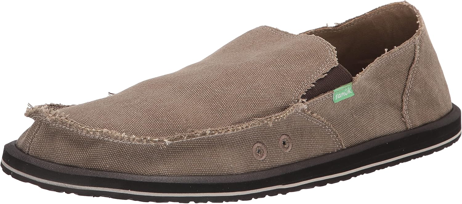 Sanuk Mens Sidewalk Surfer Slip On Shoes for Men Comfort