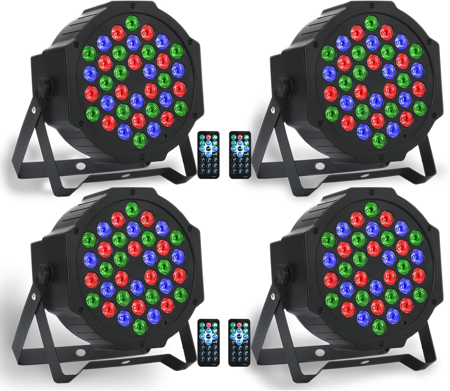 36 LED RGB Par Light Stage Lights for Parties and Events