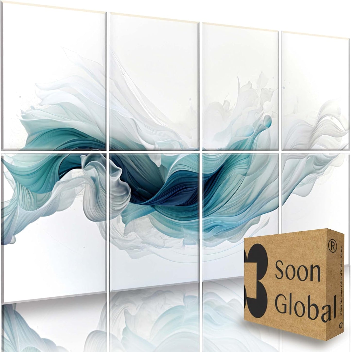8-Pack Acoustical Wall Panels for Superior Sound Absorption