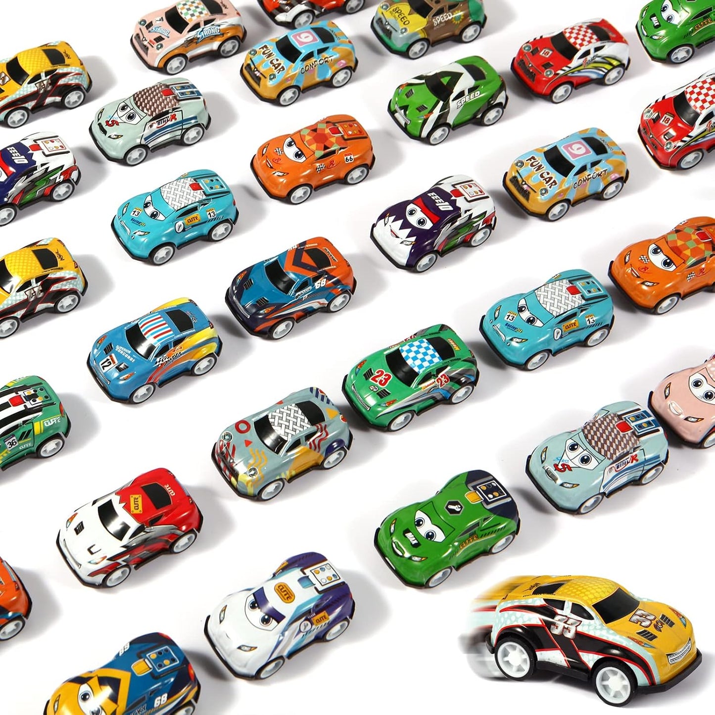 36PCS Mini Pull Back Cars Set for Kids - Fun Party Favors!