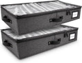 Under Bed Storage Containers 2pc - Large 33x17x6in Organizer