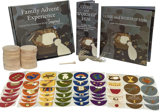 DIY Jesse Tree Ornament Kit with Advent Book for Family Traditions