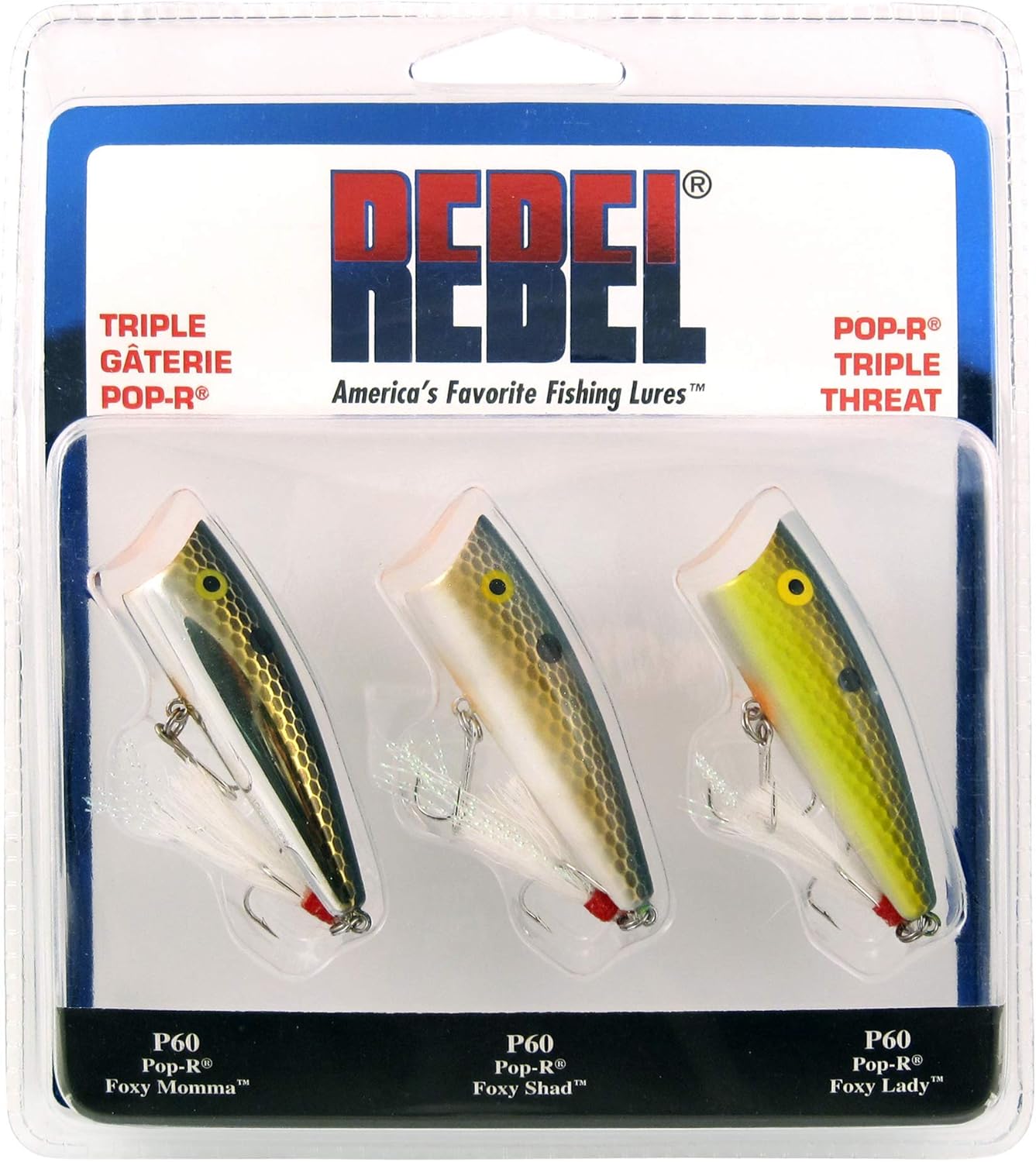 Rebel Topwater Popper - Irresistible Fishing Action!