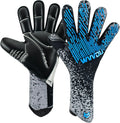 WVVOU Soccer Goalie Gloves Youth Adults - Breathable 4+3mm Grip