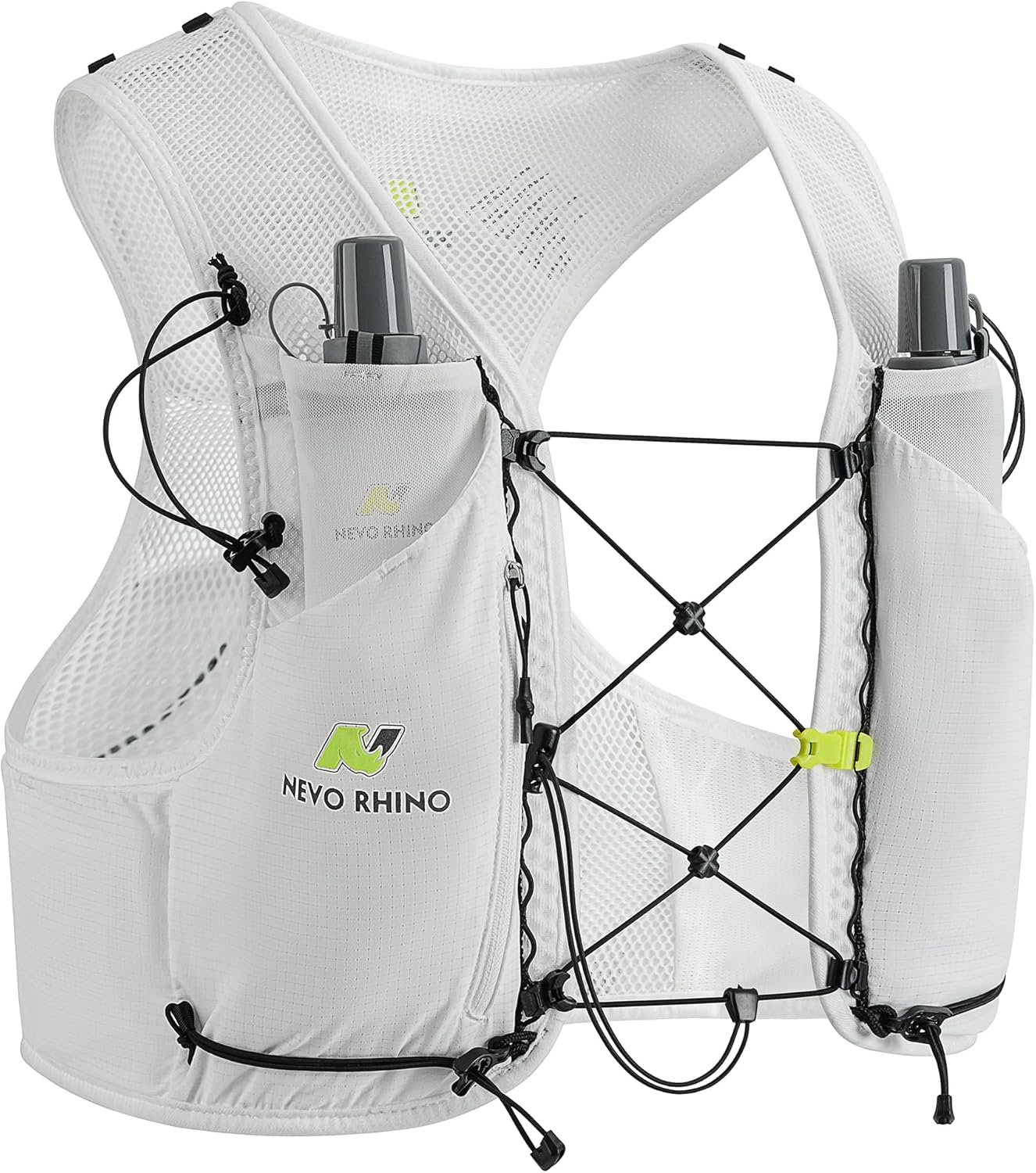 Running Hydration Vest for Men and Women with Soft Flasks