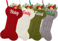 Personalized Dog Christmas Stockings 5 Pack - Custom Embroidered