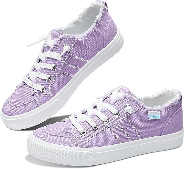 Obtaom Women's Play Fashion Sneaker in White Washed Leopard Style