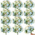 Stunning Tigeen 12 Bundles Peonies Artificial Flowers for Decor