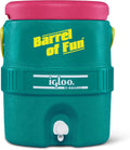 Igloo 2-Gallon Retro Party Water Jug Cooler, Jade - Retro Chill