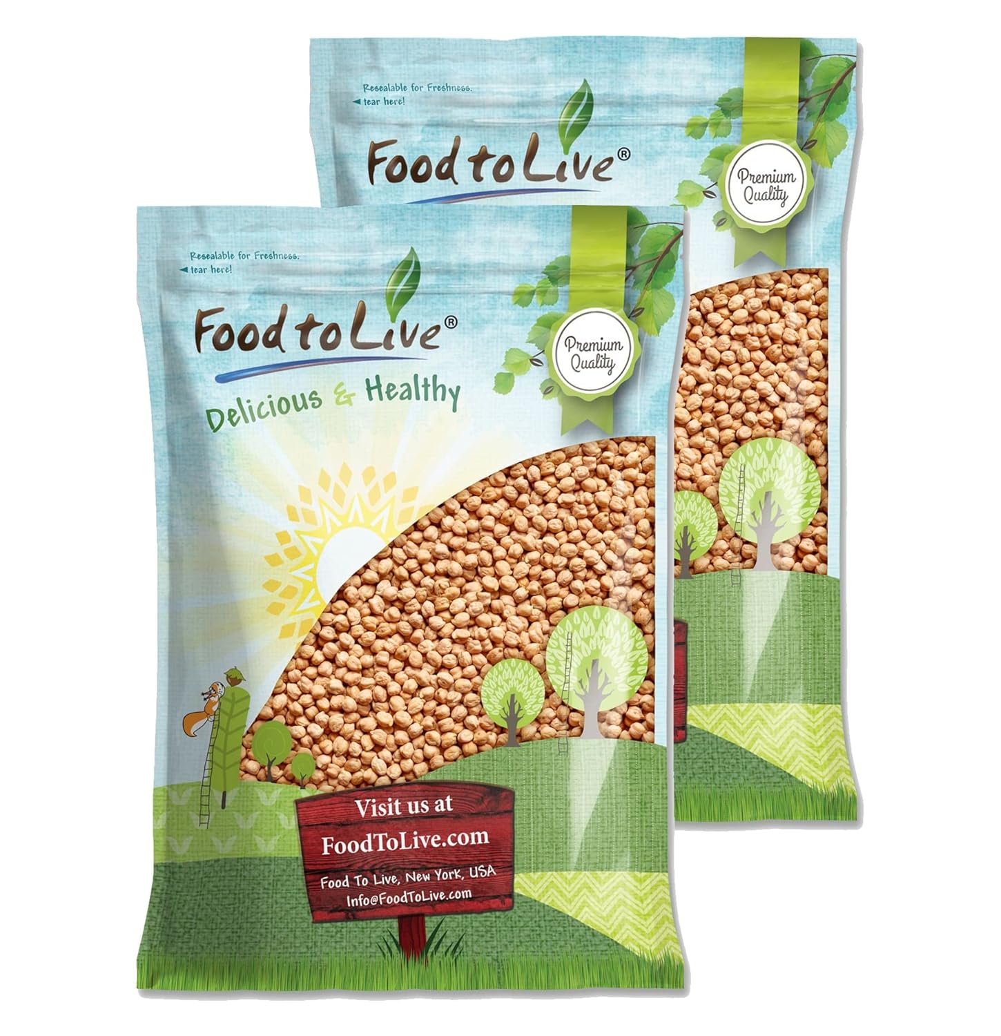 Garbanzo Beans Whole Dried Raw Chickpeas for Nutritious Meals