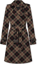 Betusline Women's Double Breasted Waterproof Trench Coat - Classic if