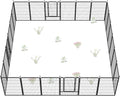 FXW Garden Fence 45in H x 53.5ft L - Sturdy Decorative Dog Barrier