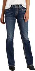 Women's Suki Mid Rise Curvy Fit Slim Bootcut Jeans - Flattering